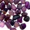 Byrzylyk me gur natyral Purple Agate